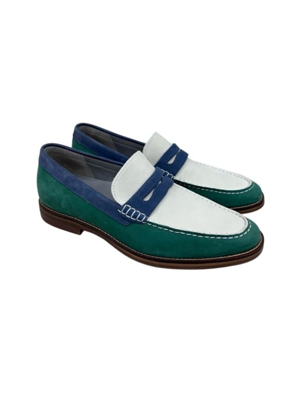 Sperry Gold Cup Exeter Tri Tone Penny Loafer Slip On Shoes STS19652 Mens size 11